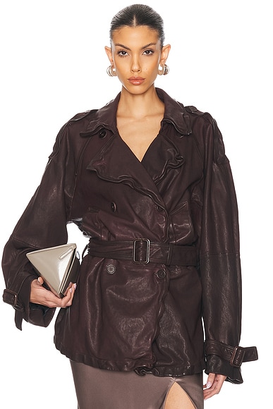 Acne Studios Leather Jackets & Coats | Spring 2025 Acne Studios Leather Jackets & Coats | Spring 2025