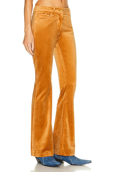 Shop Acne Studios Skinny Trouser In Honey Yellow