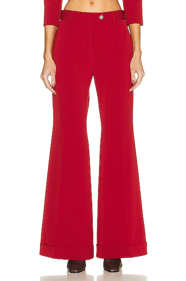 Acne Studios Suit Trouser in Red