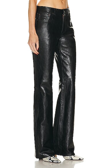 Acne leather outlet pants