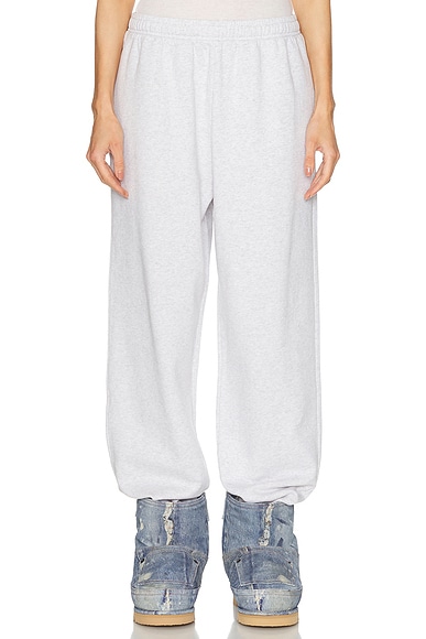 Acne Studios Frack Sweatpant in Pale Grey Melange