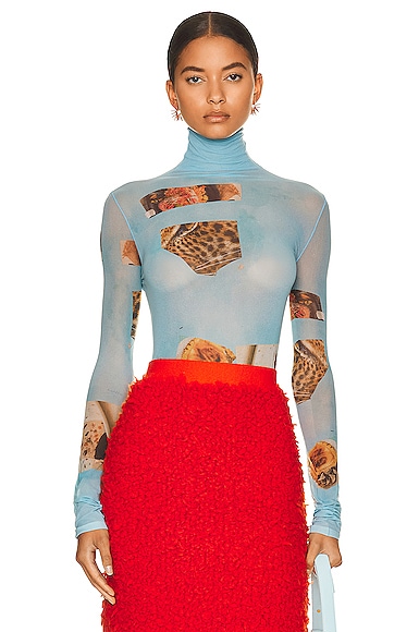 Acne studios printed turtleneck new arrivals