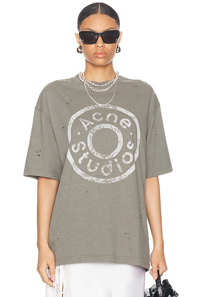 Rick Owens x Champion Jersey Jumbo Tee in Dust | FWRD