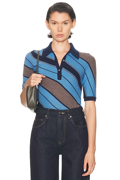 Kamandas Diagonal Stripe Top