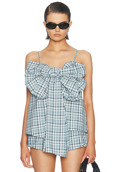 Tanessa Plaid Top