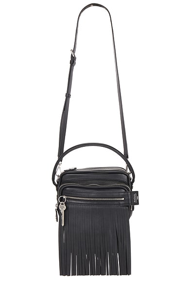 Acne Studios Camero Kit Fringe Bag in Black
