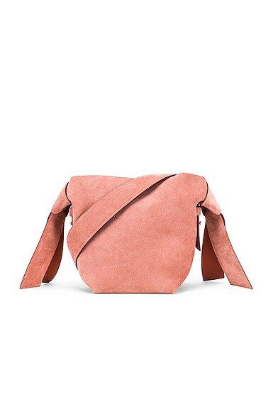 Acne Studios Musubi Mini Suede Bag in Pink | FWRD