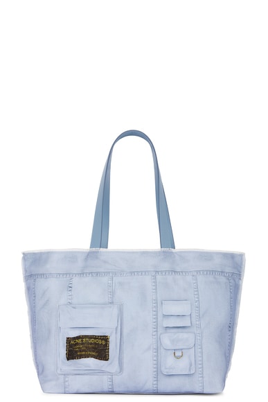 Shop Acne Studios Midsummer Shopper Bag In Sky Blue