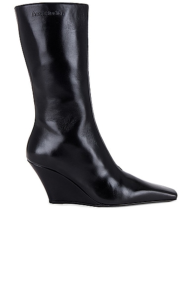 Wedge Boot in Black