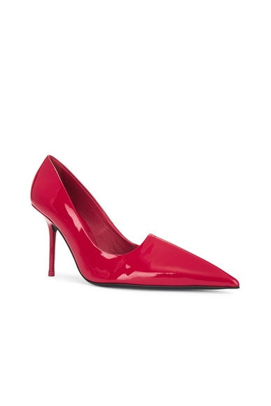 Shop Acne Studios Glossy Pump In Red