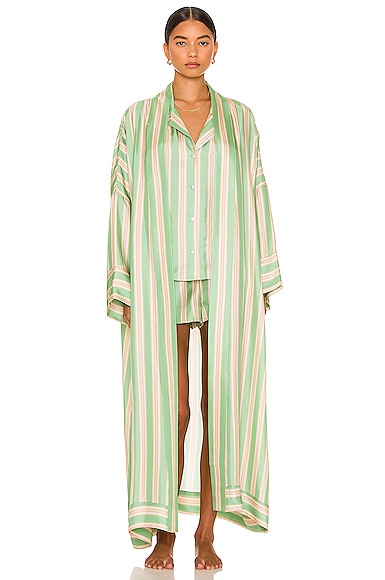 ASCENO The Athens Robe in Mint