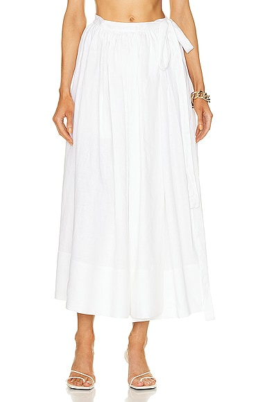Asceno Coco Skirt In Off White