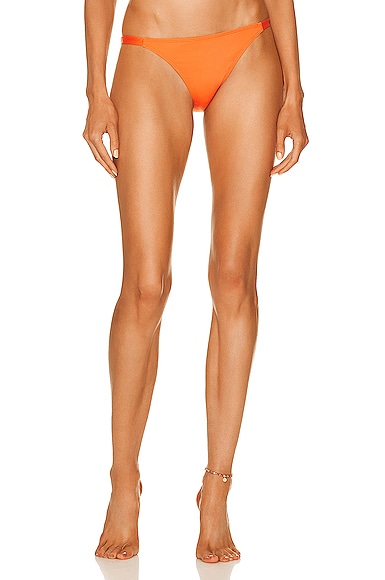 ASCENO The Biarritz Bikini Bottom in Orange