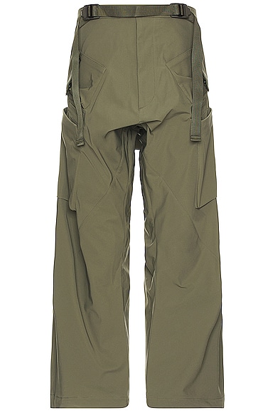 Acronym P30al-ds Schoeller Dryskin Articulated Pant in Alpha Green