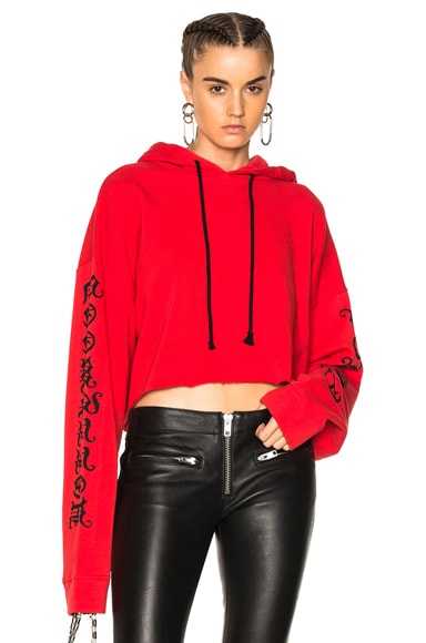 Hollywood Forever Cropped Hoodie
