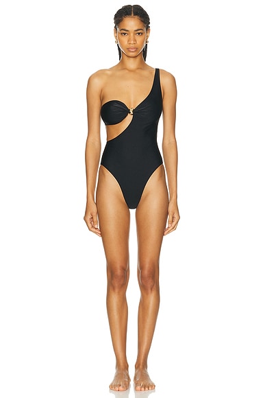Holiday One Shoulder One Piece Swimsuit