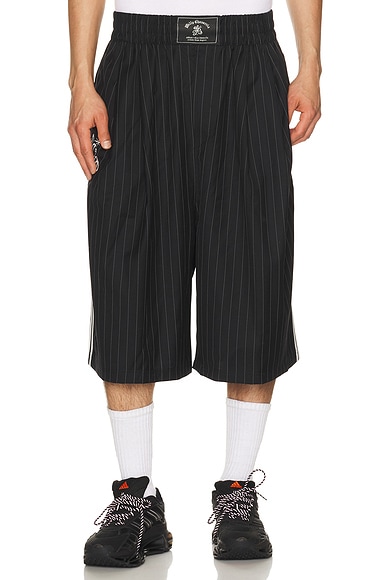 x Willy Chavarria Pinstripe Shorts