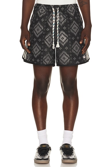 adidas Originals x Clot By Edison Chen Ikat Sprinter Short in Black
