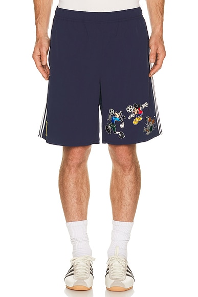 adidas Originals x Brain Dead x Disney Short in Collegiate Navy