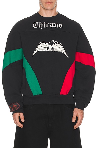 adidas Originals x Willy Chavarria Chicano Sweatshirt in Black