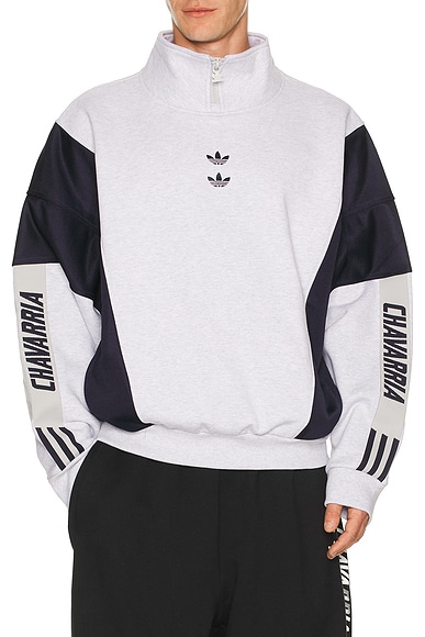 x Willy Chavarria Watsonville Mock Neck Sweatshirt