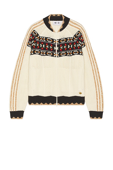 x Clot Knit Full Zip Sweater