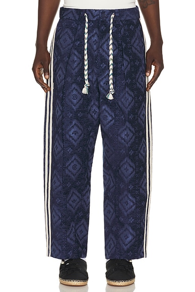 adidas Originals x Clot By Edison Chen Ikat Pant in Navy