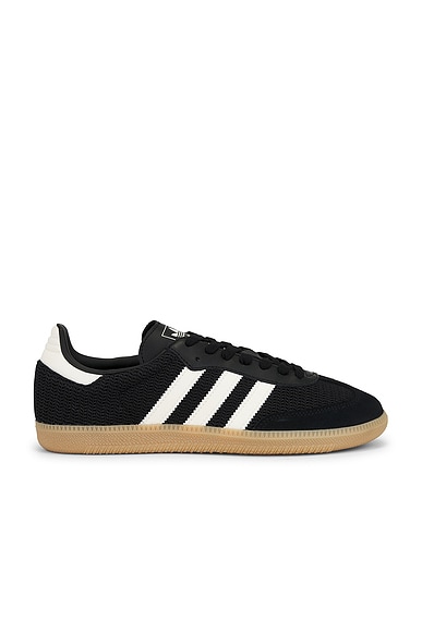adidas Originals Samba LT in Core Black, White, & Gold