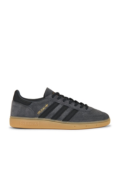 adidas Originals Handball Spezial Sneaker in Carbon, Core Black, & Gum4