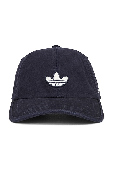 adidas Originals X Sporty & Rich Baseball Cap in Dark Navy