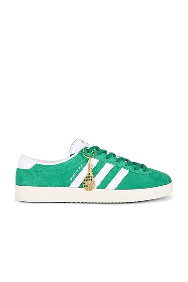adidas Originals X Sporty & Rich Blanc Sneaker in Green & White