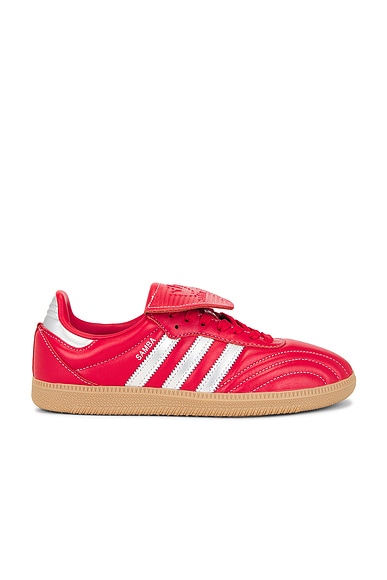 Samba LT Sneaker in Better Scarlet & Silver Metallic