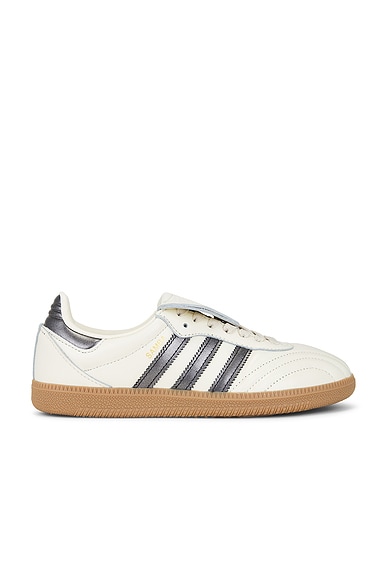 Samba LT Sneaker in Cream White & Core Black
