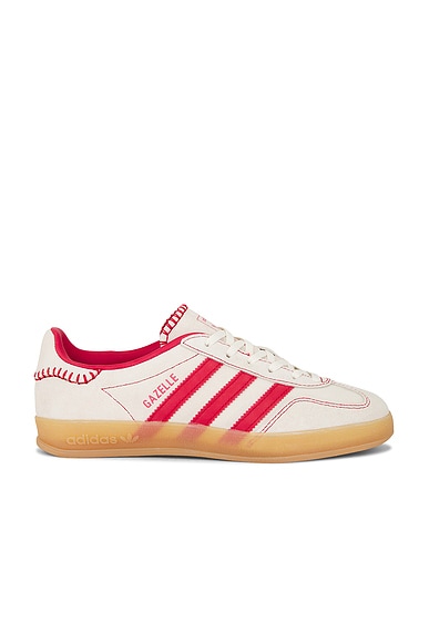 Gazelle Indoor Sneaker in Better Scarlet & Cream White