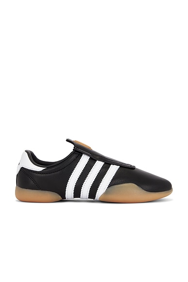 adidas Originals Taekwondo Mei Sneaker in Core Black & White
