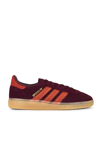 adidas Originals Handball Spezial in Maroon & Preloved Red