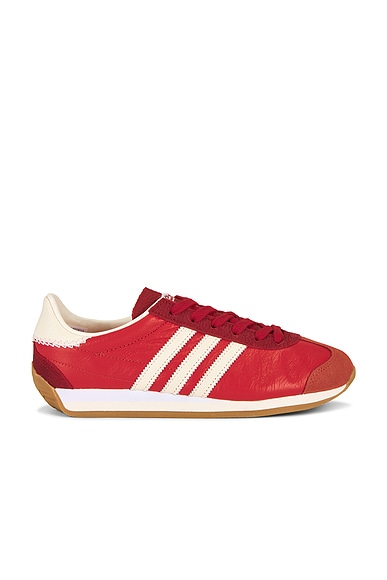Country OG Sneaker in Bright Red, Cream White, & Better Scarlet