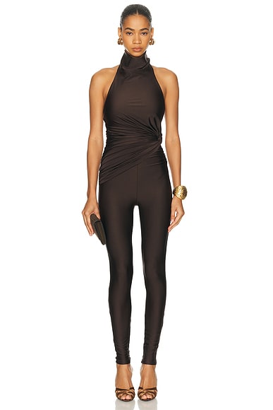 Tatiana Sleeveless Open Back Jumpsuit