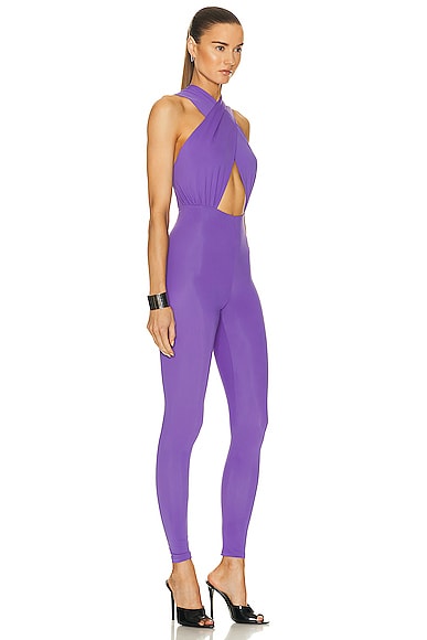 Shop The Andamane Hola Jumpsuit In Iris