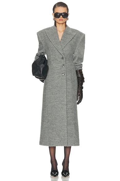 The Andamane Ottavia Coat in Grey