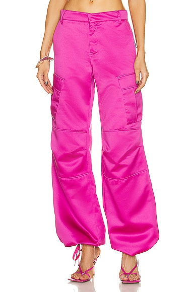 The Andamane Lizzo Cargo Pant in Ciclamino
