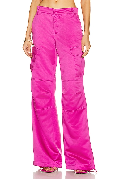 Shop The Andamane Lizzo Cargo Pant In Ciclamino
