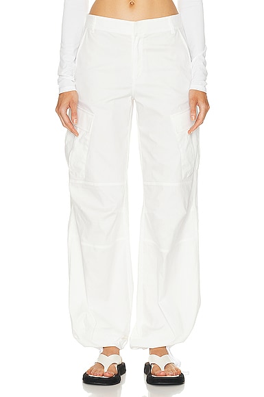 The Andamane Lizzo Cargo Pants In Off White