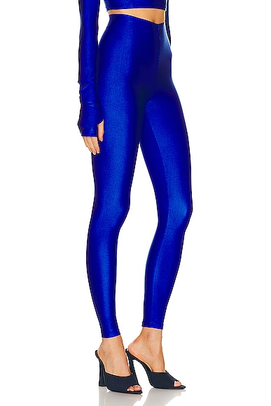 Shop The Andamane Holly 80s Legging In Electric Blue