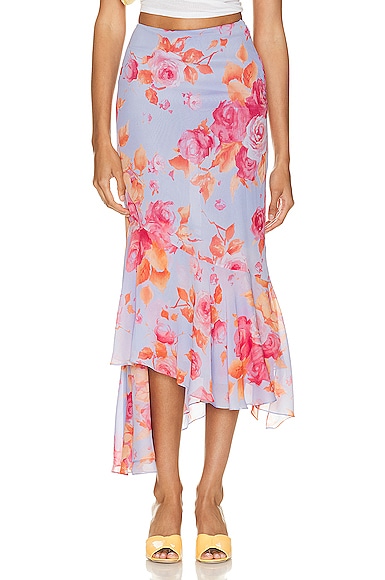 The Andamane Skirt In Mauve,multicolor