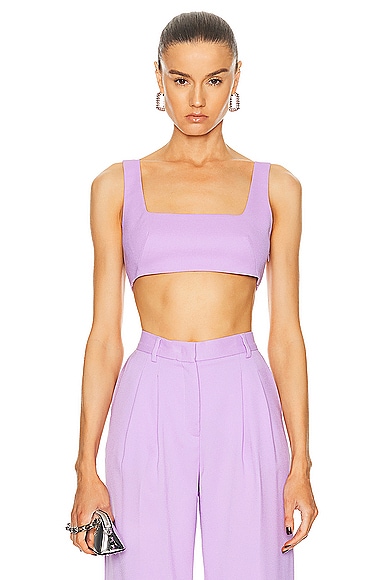 The Andamane Muse Bralette Top in Lilac