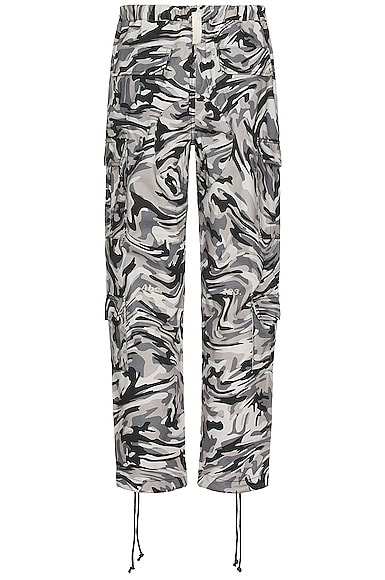 Shop Advisory Board Crystals Warped Camo Pant In Anthracite Black