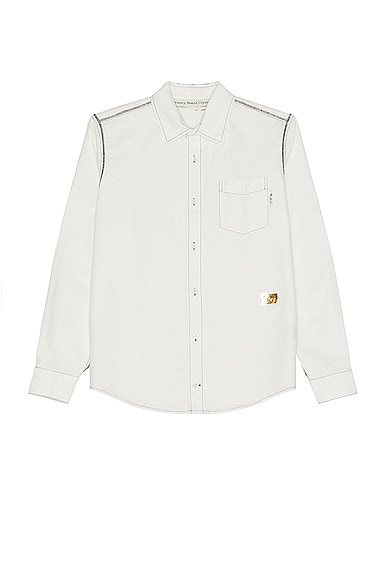 Advisory Board Crystals Oxford Shirt In White