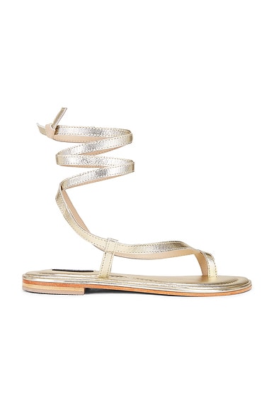 Beek Lark Sandals in Platinum Natural FWRD