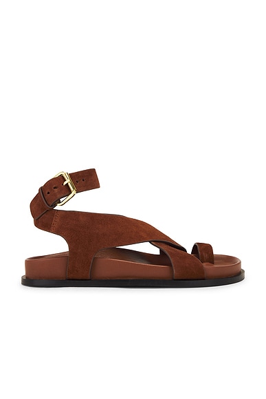 A.EMERY Jalen Sandal in Sienna Suede | FWRD